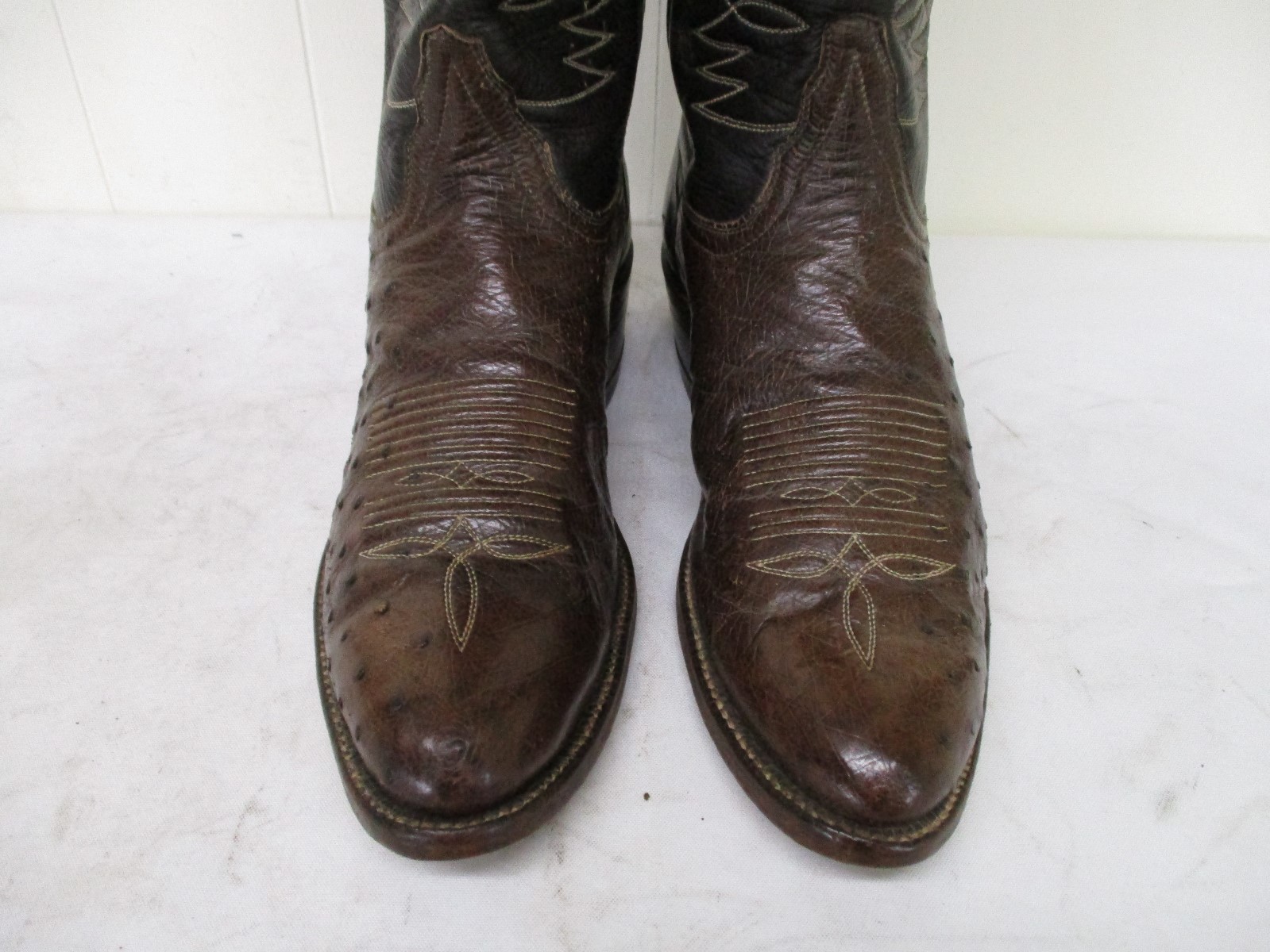 Tony Lama Marrón Completo Pluma Avestruz botas de vaquero para EE. mujer Talla 7.5 B estilo 8231 EE. para UU. e1fa44 Tony Lama Marrón Completo Pluma Avestruz botas de vaquero para EE. mujer Talla 7.5 B estilo 8231 EE. para UU. e1fa44
