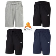 Nike Men's Sportswear Club Stretch Shorts Soft Cotton Jersey Gym Sports Shorts