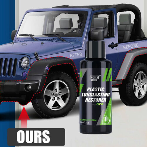 HGKJ 24 Auto Car Plastic Restorer Gloss Coating Cleaning Polish Repair Renovator - Picture 3 of 12