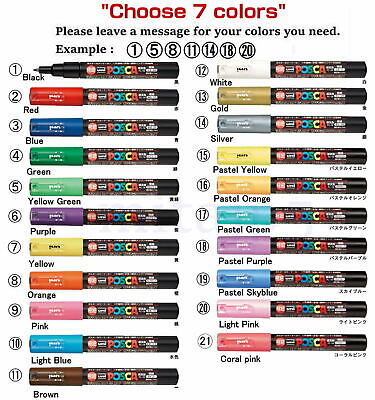 Posca Untra Fine 0.7mm Choose Your Colour