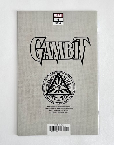Abito commerciale esclusivo Gambit #4 Tony Daniel variante 2022 Rogue X-Men - Foto 3 di 7