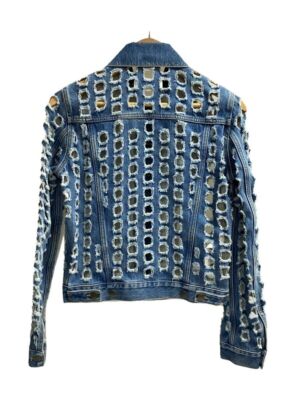 Maison Margiela G Jean Punch Hole Denim Jacket 38 Cotton Maison Margiela G Jean Punch Hole Denim Jacket 38 Cotton