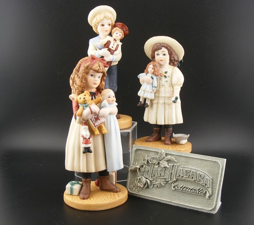 Jan Hagara Porzellan Figuren 3 Stück Carol Emily Stephen