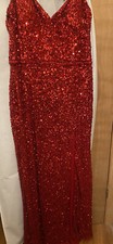 Used Long Red Prom Dress
