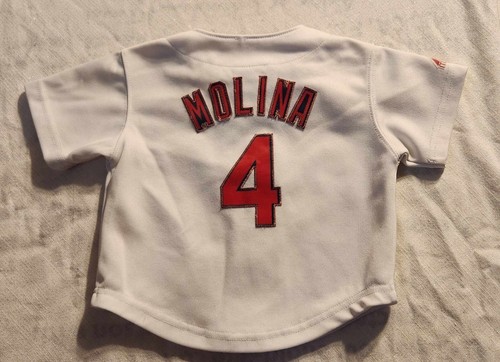 Yadier Molina St Louis Cardinals 18 Month Baseball Jersey and Shorts - Picture 3 of 7