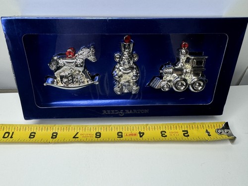 Reed and Barton Christmas Ornament Set 3 Toyland Childs ornaments - Picture 13 of 13