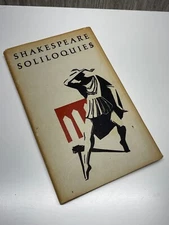 Shakespeare Soliloquies The Peter Pauper Press1960 small HC Sleeve