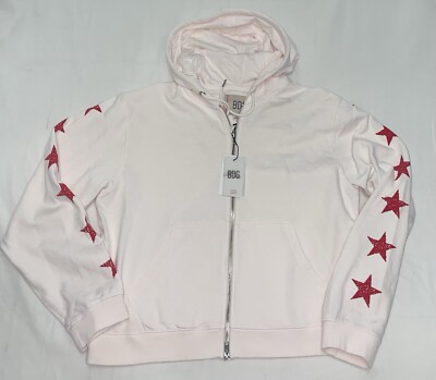 Urban Outfitters BDG Bonfire Graphic Cropped Full Zip Hoodie