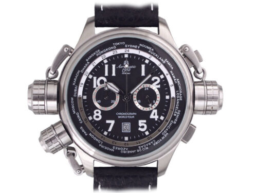+++ German XXL WORLDTOUR Precision Chronograph Aeromatic 1912 A1413 +++ - Picture 4 of 5