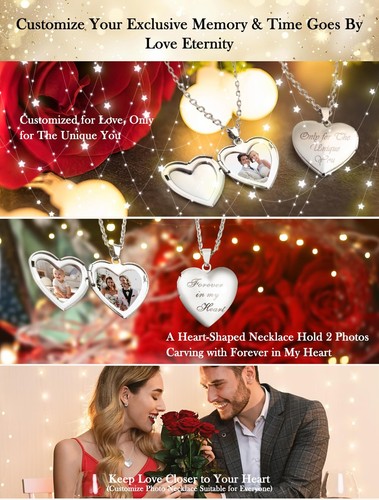 Preserved Roses in A Box, Forever Red Rose Heart Box to My Love, Eternal Real... - Picture 4 of 6