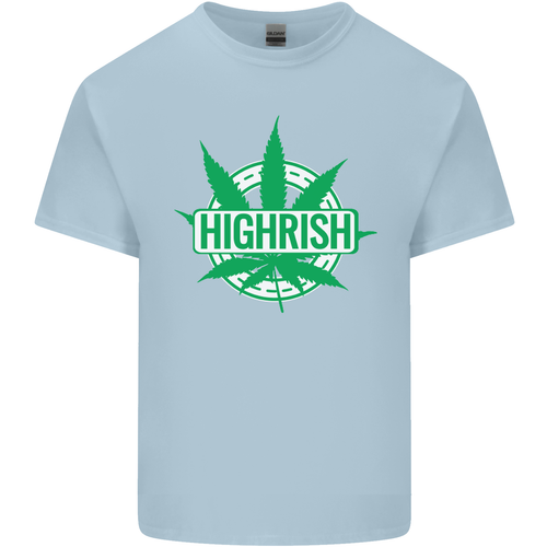 Highrish St Patricks Day Weed Drugs Funny Kids T-Shirt Childrens - Picture 70 of 77