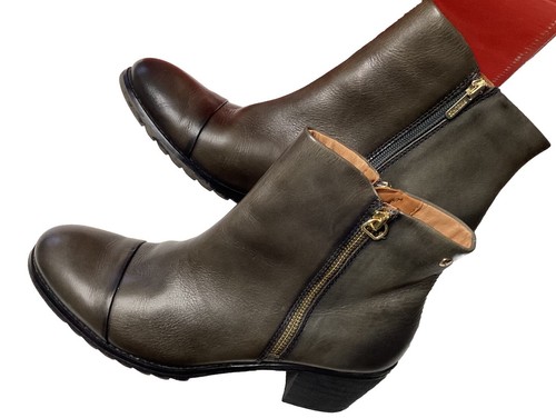 *Pikolinos Andorra  Women’s 9 US/40 Ankle Boots Leather 2" Stacked Heel  Booties - Bild 11 von 14