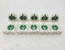 Qty 10 EATON Stucchi T8 Socket 17mm Shunt Instant Start Fluorescent C-1232-HS