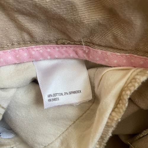 Old Navy Girl Tan Khaki Pants School Uniform Size 8 Medium Adjustable Waistband, - Picture 12 of 13