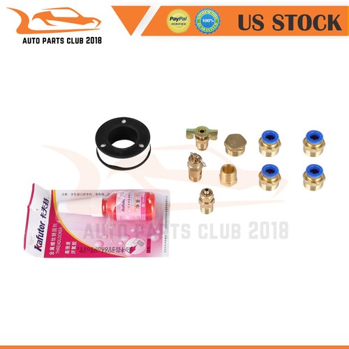 11PCS Air Relief Valve Safety Valve Thread Sealant Air Horn Tank Drain Valve Kit