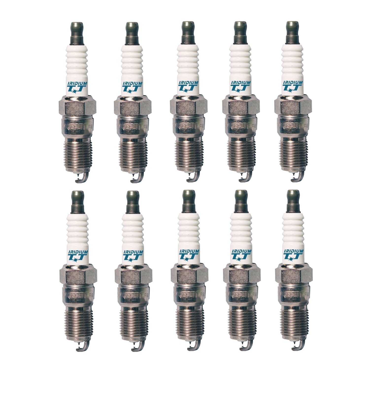 Denso Set of 10 Iridium TT Spark Plugs Gap 0.040 For GM Ford 6.8 V10