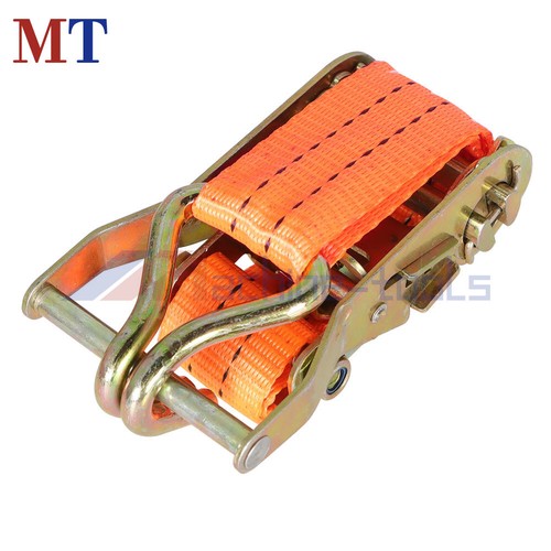 20 Pack Heavy Duty Cargo Strap Ratchet Tie Down Straps J Hooks 4000lbs 1.5"x20' - Picture 7 of 18