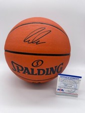 Luka Doncic Signed NBA Spalding Game Replica Basketball PSA/DNA COA AK11714