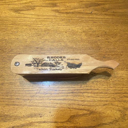 Signed Bill Rhodes. Rhodes Calls “Talkin Turkey” Box Call eBay