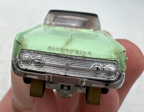 Atlas 1312 Ho Slot Car Light Green Seafoam Mint Oldsmobile Starfire w/ Hardtop - Picture 2 of 14