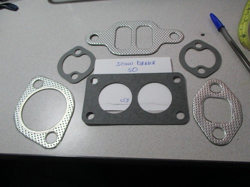 JOHN DEERE 50 TRACTOR INTAKE/ EXHAUST MANIFOLD GASKET SET NEW AFTERMARKET - Picture 6 of 6