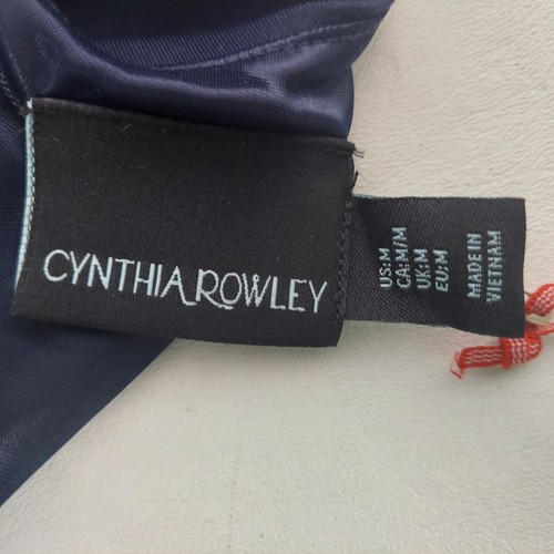 Cynthia Rowley Cutaway Sleeveless Sheath Dress Navy Blue Wms M NWT - Picture 5 of 7