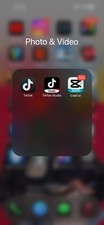 Iphone 14 Pro Max With Tiktok And Tiktok Studio And Capcut