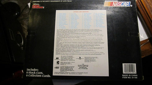 RACING CHAMPIONS COLLECTORS EDITION, 6 STOCK CARS. 6 COLLECTORS CARDS, 1992, NOS - Picture 3 of 3