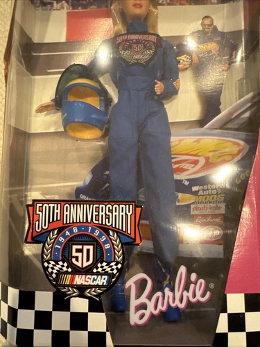 NIB BARBIE DOLL 1998 NASCAR 50TH ANNIVERSARY COLLECTORS EDITION CLEAN BOX - Picture 6 of 7