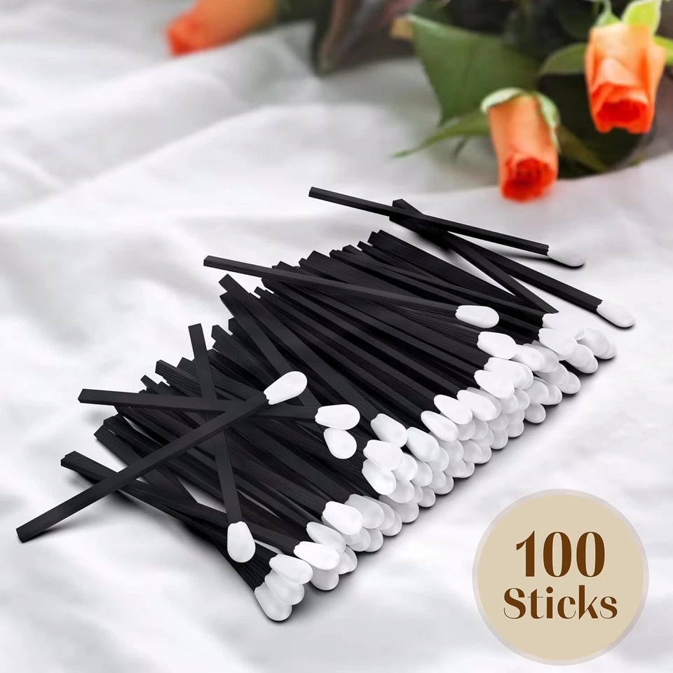 ZIKANI Palo Negro Punta Blanca Coincide 4 Pulgadas Recarga para Tarro Cloche 100 piezas Foto 2 de 3