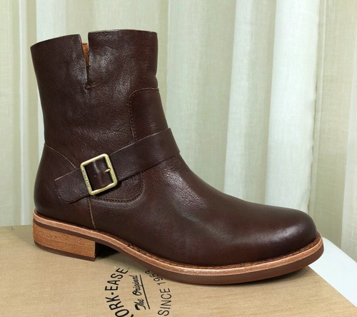 NUEVO EN CAJA Bota de Cuero Kork-Ease Kennedy Correa Hebilla/Crebilla Lateral EE. UU. 8.5 Marrón Oscuro - Imagen 6 de 23