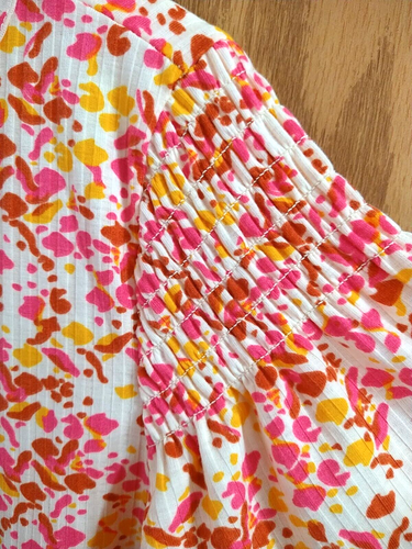 LuLaRoe Small Stephanie Flutter Smock Sleeve Top Floral NEW pink multicolor NEW - Picture 4 of 11