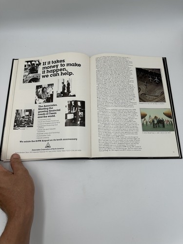 RARE A Remarkable 10 Years DFW Airport Vintage Advertising Aviation History Jets - Picture 11 of 14