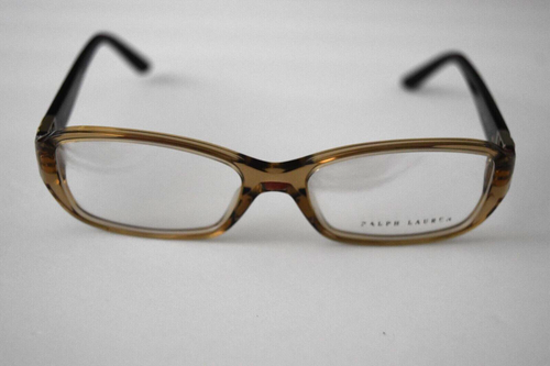 Ralph Lauren Optical Beige Translucent Havana RL6035 5217 52-16-135 Eyeglasses - Picture 2 of 5