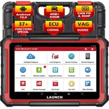 Launch X431 Pro Elite V+ Car Obd2 Scanner Diagnostic Tool Code Reader Ecu Coding