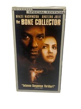 The Bone Collector VHS Video Tape Movie Angelina Jolie Denzel Washington Used