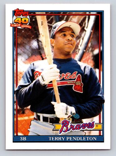 1991 Topps Traded #90T Terry Pendleton Atlanta Braves - NM/MT