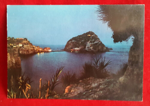 ISCHIA ISLAND POSTCARD POSTCARD - S. ANGELO NIGHT PANORAMA