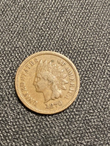 1870 USA Indian Head Cent Coin