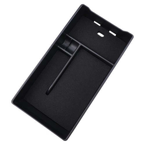 Armrest Storage Box Container Car Accessories ABS Black Center Console Secondary - Picture 10 of 12