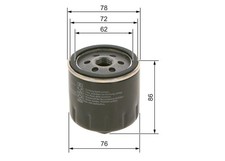 OIL FILTER 0 451 103 318 BOSCH