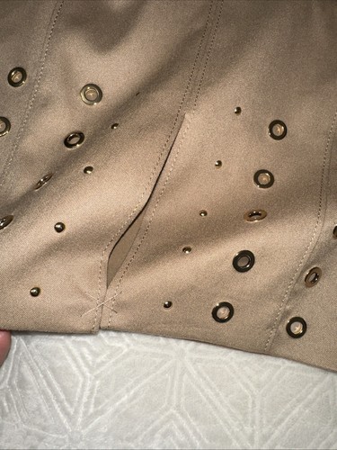 WHITE HOUSE BLACK MARKET PENCIL CAMEL SKIRT SIZE 4 NWT - Picture 5 of 5
