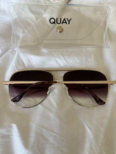 Quay High Key Gold Aviator mit Verlaufsgläsern - Bild 3 von 4