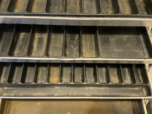 Vintage UMCO Fishing Tackle Box 3 Tray 175U Green Watetown MN - Bild 4 von 13