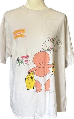 Vintage 90s Words From The Womb Labor Day Maternity T-Shirt One Size Fit XL