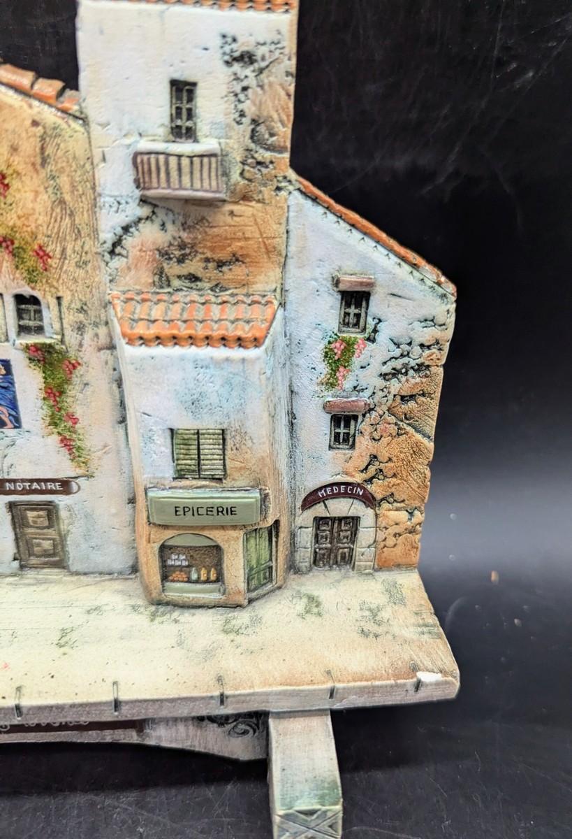 GAULT HOUSEグラス・プロヴァンス Vintage Rare Early Gault Handmade Miniature Clay House