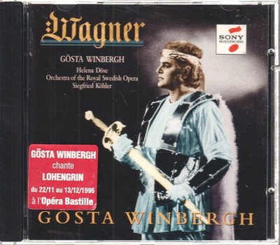 Gösta Winbergh Wagner Klassik CD Österreich Sony Masterworks 1996 SK62726