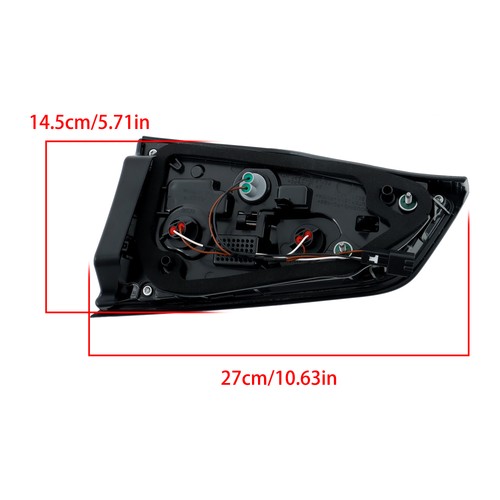 Halogen Tail Light Assembly Inner For Chevrolet Equinox 2022-2024 Rear LH Black - Picture 9 of 11