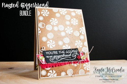 Stampin' Up! FROSTED GINGERBREAD Stamps, Dies & 24 G'BREAD P'MINT DSP *NEW #466 - Picture 13 of 23