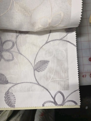 Fabricade Lighten Up 56 Embroidered Fabric Sheers Sample Book - Picture 19 of 24